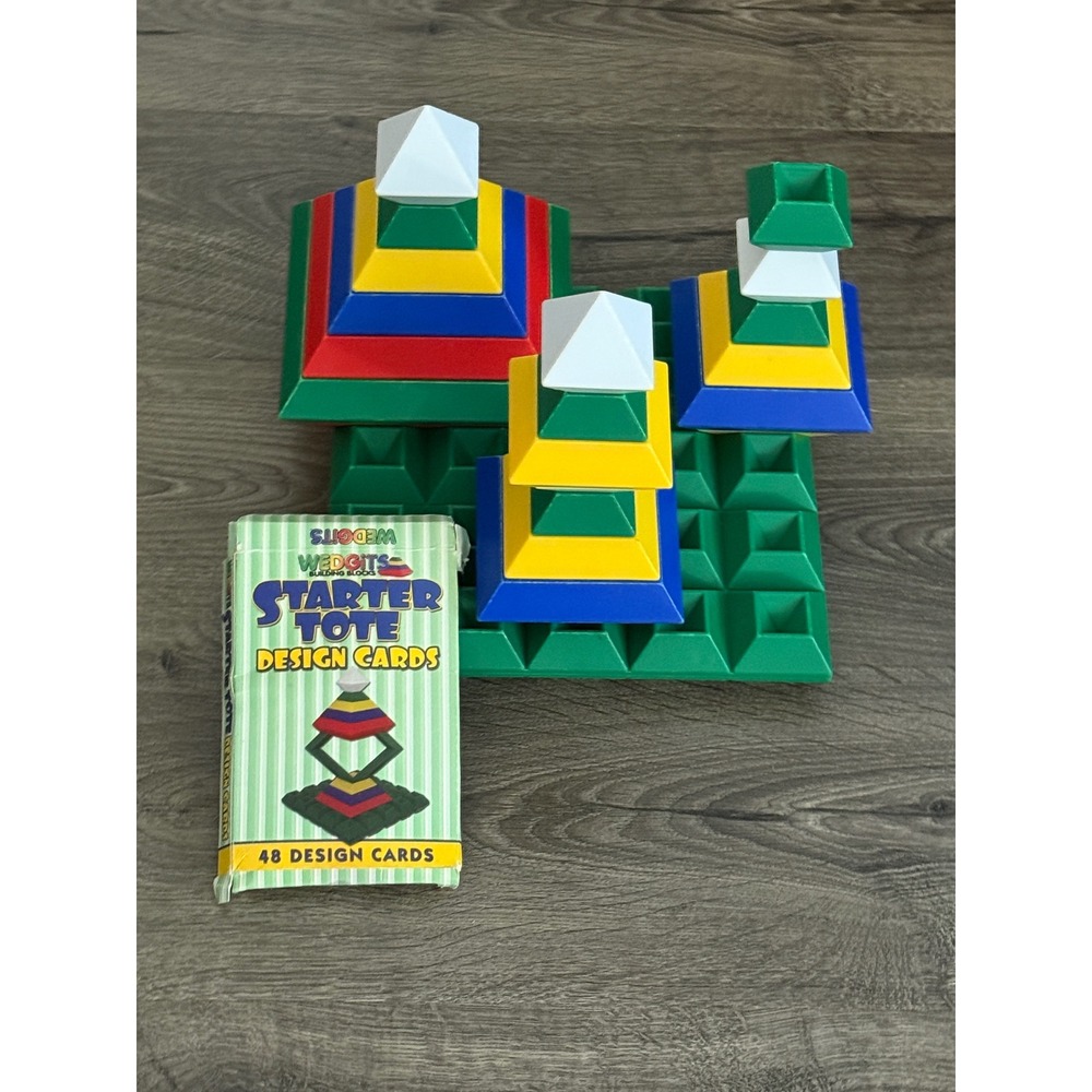 Wedgits Building Blocks‎ Starter Tote Set and Transparent Blocks